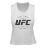 Reebok Womens Cropped Muscle Tank Top, White, Small