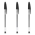 thumbnail image 2 of Bolígrafo Bic Cristal Punto Mediano Color Negro 3 piezas, 2 of 4