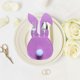 thumbnail image 1 of Uuiauoio 4 PCS Easter Bunny Cutlery Bags Flatware Holder Bunny Shape Silverware Felt Utensil Cutlery Pouch Bags for Knife Forks Spring Easter Table Decoration for Home Party Birthday Supplies, 1 of 6