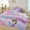 Blue Purple, variant on RYNGHIPY Faux Rabbit Fur Comforter Set Twin 3Pcs Girls Blue Purple Bedding Set Tie-Dyeing Soft Bed Comforter Set Warm Fuzzy Kids Bed Set