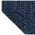 thumbnail image 5 of Better Trends 30" x 50" Oval Braided Rug 100% Polyester Durable and Stain Resistant Reversible Indoor Area Utility Rug, Chenille Tweed Collection - Navy & Smoke Blue, 5 of 5
