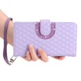 thumbnail image 4 of Crossbody Wallet Case for Google Pixel 9 Pro XL Glitter PU Leather Phone Case with Card Slots Stand Wrist Strap Cover Magnetic Closure Flip Handbag Zipper Purse Case for Women Girls, Purple, 4 of 16