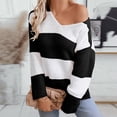 thumbnail image 7 of JYnXIANTI Women's Fall Sweater Fashion Trendy Knit Pullover Loose Oversized V Neck Long Sleeve Clothes Outfits, 7 of 7