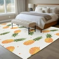 thumbnail image 5 of 5x7 Area Rugs for Living Room, Orange Pineapples Non Slip Area Rugs for Kitchen Bedroom Entryway, Summer Tropical Fruits Modern Washable Carpet Runner Rug Floor Mats for Bedroom Home Decor, 5 of 9