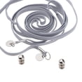thumbnail image 4 of Cordones sin cordones BLESIY 1 Par elásticos convenientes para zapatos gris, 4 of 8