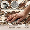 thumbnail image 6 of ODIKA 2'x3' Washable Samll Area Rug Non-Slip, Low Pile Spotted Boho Southwestern Brindle Mosaic Patchwork Cow Print Refined Structured for Entryway, Kitchen, Laundry Room, 6 of 7