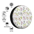 thumbnail image 4 of Rateoe Pink skates Pattern Tire Cover Wheel Protectors Weatherproof Wheel Covers Universal Fit for Trailer Rv SUV Truck Camper Travel Trailers Accessories-15 inch, 4 of 6