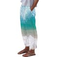 thumbnail image 1 of Pantalones de mujer de longitud completa Verano Casual Cómodo Bolsillo suelto Estampado floral Pantalones Pantalones Odeerbi ODB-2, 1 of 4