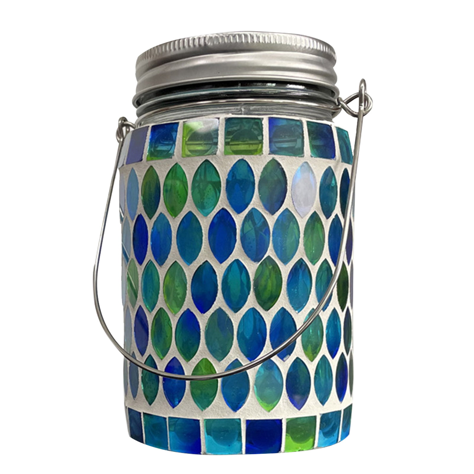huoge Waterproof Mosaic Solar Lamp | Lanterns for Patio | Outdoor Solar Lanterns for Garden Patio Pathway Decorations - Walmart.com