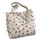 thumbnail image 1 of Guardurnaity Bolso tote de pana rosa con cremallera y estampado de para llevar al hombro, bolso tote pequeño con cremallera. Bolsas de mensajero y de hombro A, 1 of 6