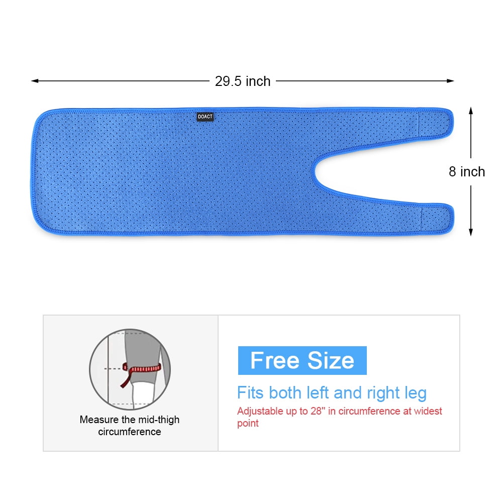 Thigh Sleeve, Leg Sleeve, Blue For Dance Sports Table Tennis Running Sports Hiking Camping