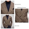 thumbnail image 5 of Chaqueta de traje de hombre Slim Fit,Chaqueta de traje de hombre Solapa Hombres Abrigo de negocios Botón Chaqueta de traje de hombre Diseñado con precisión, 5 of 5
