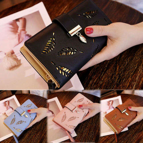 Lady Wallet Hollow Love Wallet Korean Purse Zipper Women Long Card Bag  Clutch