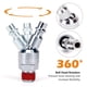 thumbnail image 3 of Conector de manguera de aire resistencia a la corrosión Accesorios de conexión rápida Rotación de cabeza de bola 6PCS para herramientas neumáticas ANGGREK Otros, 3 of 8