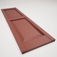 thumbnail image 6 of 12"W x 43"H EverColor Raised Panel Exterior Vinyl Shutters, w/Installation Shutter-Lok's & Matching Screws (Per Pair), Burgundy Red, 6 of 9