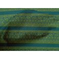 thumbnail image 4 of oneOone Cotton Cambric Fabric Leaves & Chevron Block Printed Craft Fabric BTY 56 Inch Wide, 4 of 4