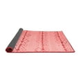 thumbnail image 2 of Ahgly Company Indoor Round Solid Red Modern Area Rugs, 3' Round, 2 of 4