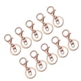 thumbnail image 4 of Wosthever Paquete de 10 ganchos giratorios de cierres: sujetadores fiables y flexibles para una fácil fijación, oro rosa. Type2 NO2, 4 of 6