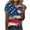 Multicolor, variant on Aboser 4th of July Shirts for Women Funny Patriotic USA Tshirts Tie Dyed American Flag Graphic Tees Summer Short Sleeve Tops Classic Crew Neck T Shirt of the Day