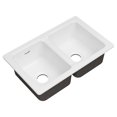 thumbnail image 2 of American Standard Delancey 30 X 19 Under Mount Double Bowl Cast Iron Kitchen Sink Brilliant White, 2 of 6