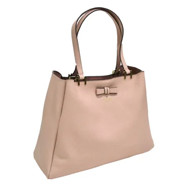 Kate Spade New York Purse Shoulder Bag Pebbled Leather Handbag Tote Pink New