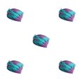 thumbnail image 2 of Diadema de ganchillo Minnieouse Estampado floral alta elasticidad para yoga Lago Azul, 2 of 6