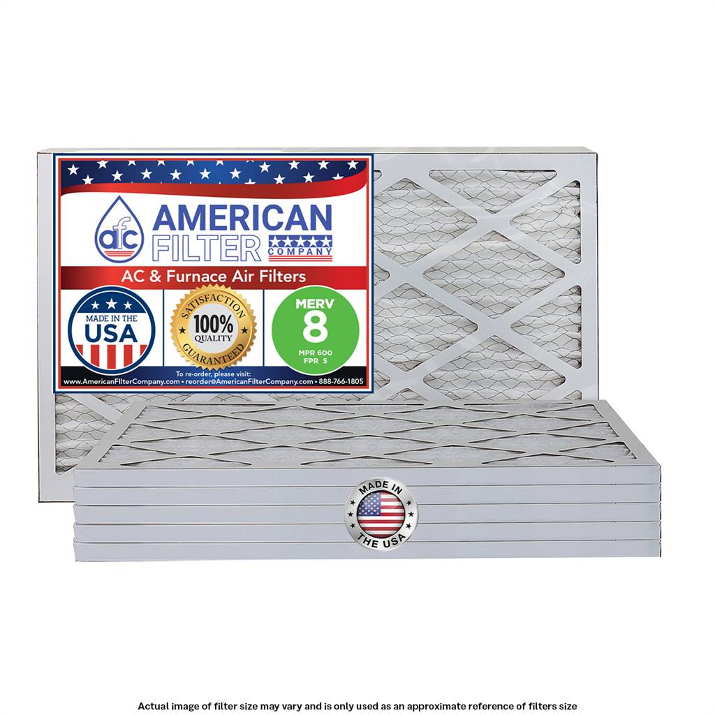 AFC 12x30x1 Furnace / AC / Air filters MERV 8 (6Filters)