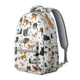 thumbnail image 2 of Stylish Cat Print Backpack for Women & Girls - Waterproof School Bag for College & Travel - Roomy Laptop Backpack with Organizer Pockets - Trendy Floral Cat Theme, 2 of 6