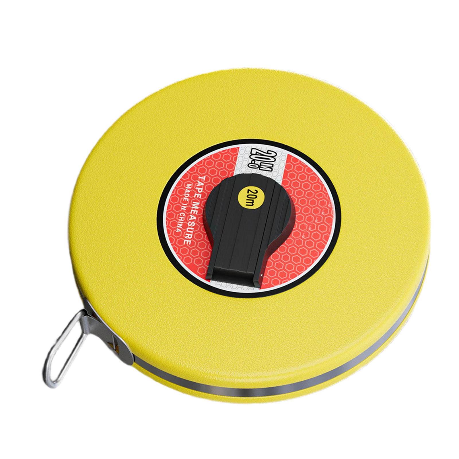 Reinforced Fiberglass Tape Measure Featuring ABS Impacts Resistant Case and Hand Crank Operate for Enhances Durability