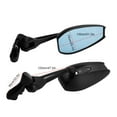 thumbnail image 3 of Transemion Wide Adjustable Motorcycle Side Mirror For Clear Viewing Rear View Mirrors Can Be Freely Adjusted Up Black BLUE GLASS, 3 of 6
