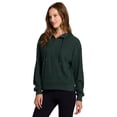 thumbnail image 3 of RBX Active Women's Regular Length Slouchy Fit Ribbed 1/4 Zip Pullover Hoodie Top, 3 of 5