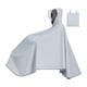 thumbnail image 1 of Poncho de lluvia para bicicletas, impermeable con capucha para hombres para mujeres, ropa de lluvia reutilizable, capa protectora para bicicletas de Gris, 1 of 8