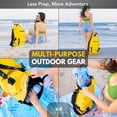 thumbnail image 3 of Mochila Ridgefrost 20L impermeable de doble compartimento amarilla, 3 of 9