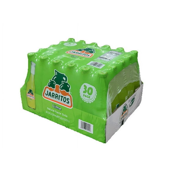 Jarritos Lime Limon Soda 12.5 oz, 30 Count