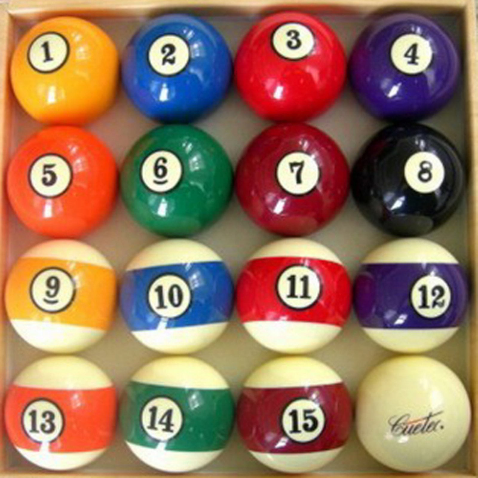 Cuetec Deluxe Billiard Ball Set