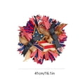 thumbnail image 2 of 250th Anniversary Patriotic Wreath,Memorial Wreaths 3D Eagle Wreaths for Front Door,Red White and Blue Wreath All-Weather Farmhouse Outdoor Holiday Decoration, 2 of 6