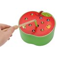 thumbnail image 1 of Juguetes preescolares, 6.2x5.7x2.6 Pulgadas Catch de Madera Insectos Juego de Juego, Forma de fruta para promocional un regalo físico para niños para inspirar imaginación baby, 1 of 7