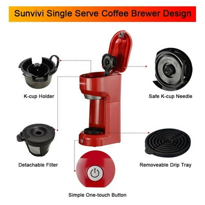 Mainstays Single Serve And K Cup Brew Coffee Maker Mint Mainstays