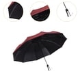 thumbnail image 6 of fenteer Automatic Folding Umbrella Folding Travel Umbrella for Rain for Beach, 6 of 8