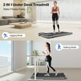thumbnail image 2 of Walking Pad 300lb, Large Walking Area Under Desk Treadmill with Remote & App Remote Control for Home/Office Jogging Running, 2 of 7