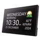 thumbnail image 1 of Reloj digital Raynic con pantalla grande, calendario, 20 alarmas, 1 of 9