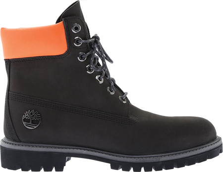 black and orange timberlands