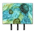 thumbnail image 1 of Abstract In Teal Flowers Leash & Key Holder, 1 of 1