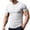 *2-White, variant on VBVC No Boundarie Men's Drying Short Sleeve T-Shirt with Button,Summer Muscle Breathable Basic Tees For Men,Navy,S-3XL
