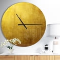 thumbnail image 2 of DesignArt Grande Horloge Murale Texture Or, 2 of 2