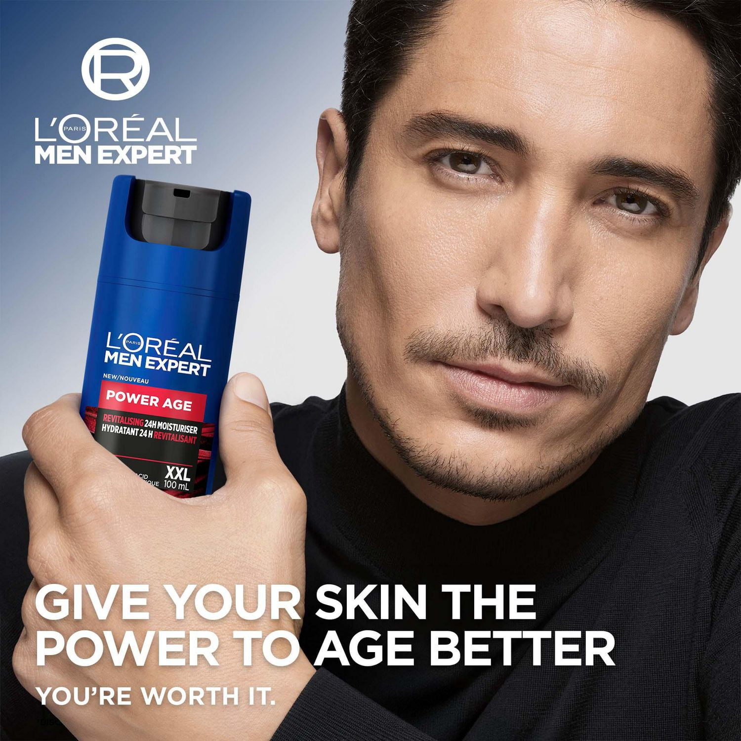 L'Oréal Paris Men Expert Power Age XXL Hydratant quotidien pour hommes, 100ml