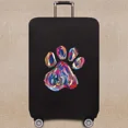 thumbnail image 1 of Travel Accessories Luggage Case Suitcase Dust Protective Cover 18-28 Inch Footprints Pattern Series Trolley Case Elastic Cover 8Footprints011 M, 1 of 6