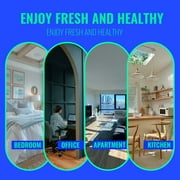 Tacool 3.5 Cu.ft Retro Mini Fridge with Freezer, 2 Door Small Refrigerator with 7 Adjustable Thermostat for Home, Blue