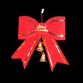 thumbnail image 2 of Adornos para árbol de Navidad, pequeños adornos navideños para el hogar, colgantes con decoración para árbol de Navidad (estilo nudo de lazo de 1,13 cm de ancho) ER, 2 of 4