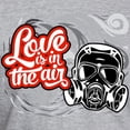 thumbnail image 3 of CafePress - Love Is In The Air Fitted T Shirt - Fitted T-Shirt, Vintage Fit Soft Cotton Tee, 3 of 4